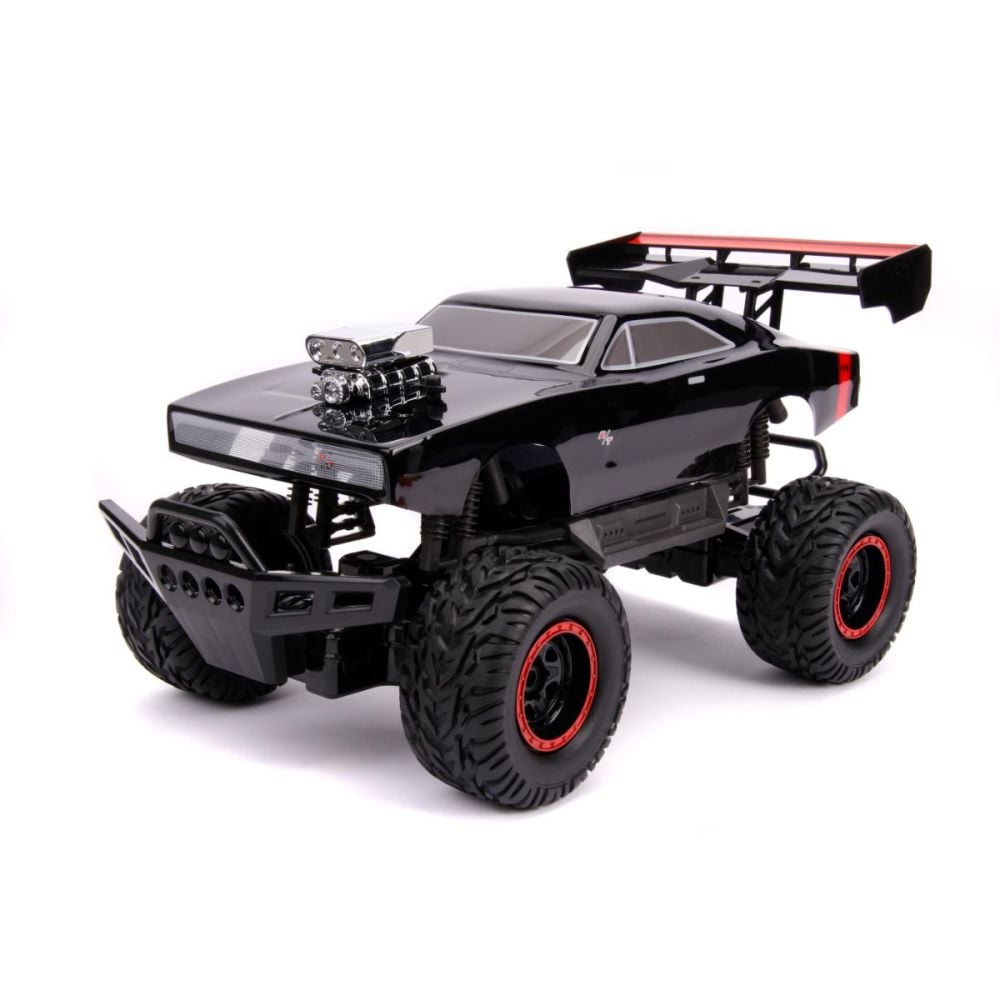 Masina cu telecomanda, Jada, Fast And Furious, Doms Dodge Charger R/T 4X4, 1:12