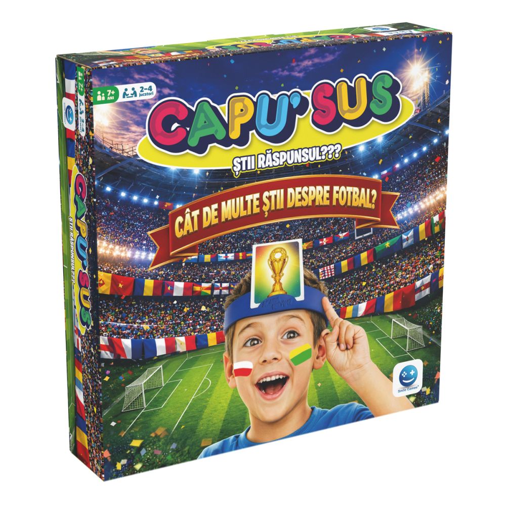 Joc de societate, Smile Games, Capu' Sus Junior, Cat de multe stii despre fotbal?