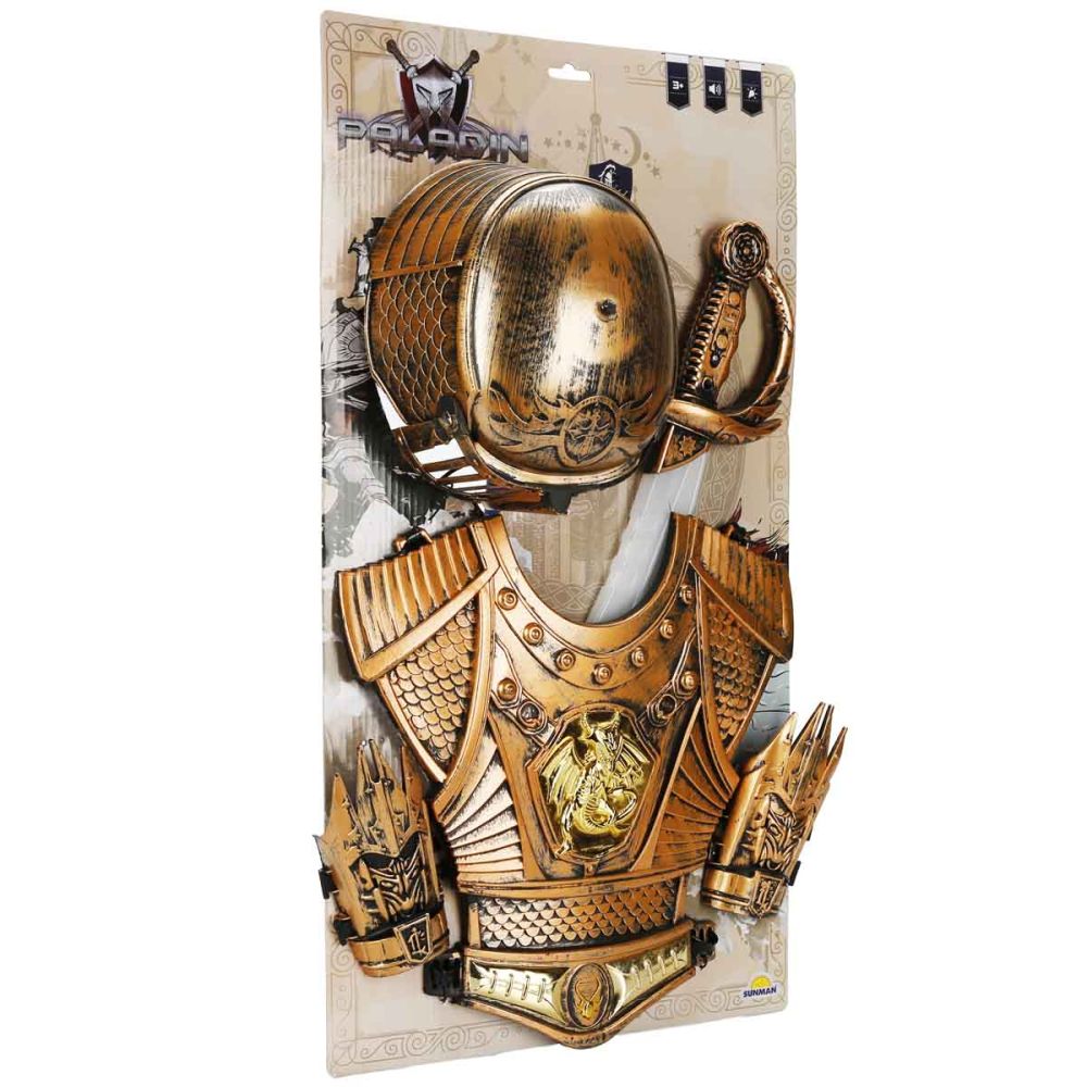 Set pentru cavaleri cu lumini si sunete, Paladin, Armura