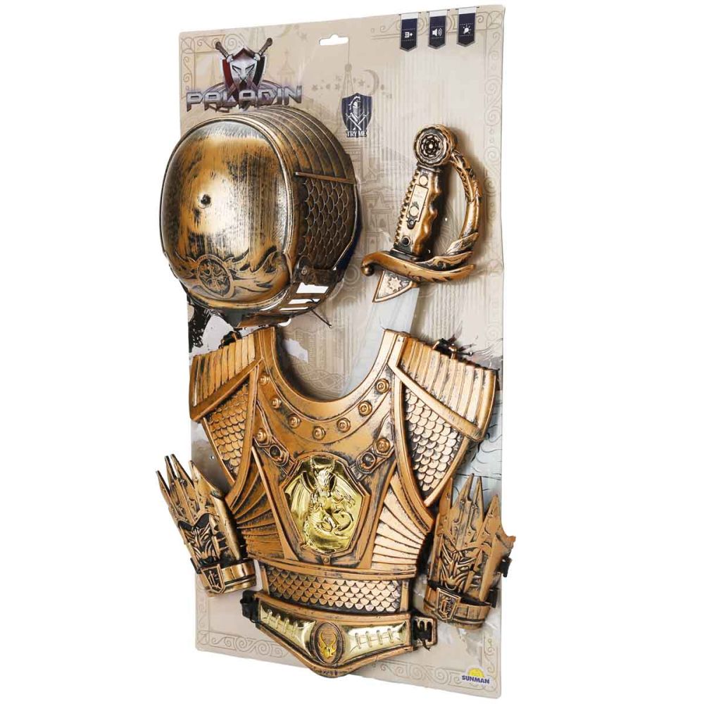 Set pentru cavaleri cu lumini si sunete, Paladin, Armura