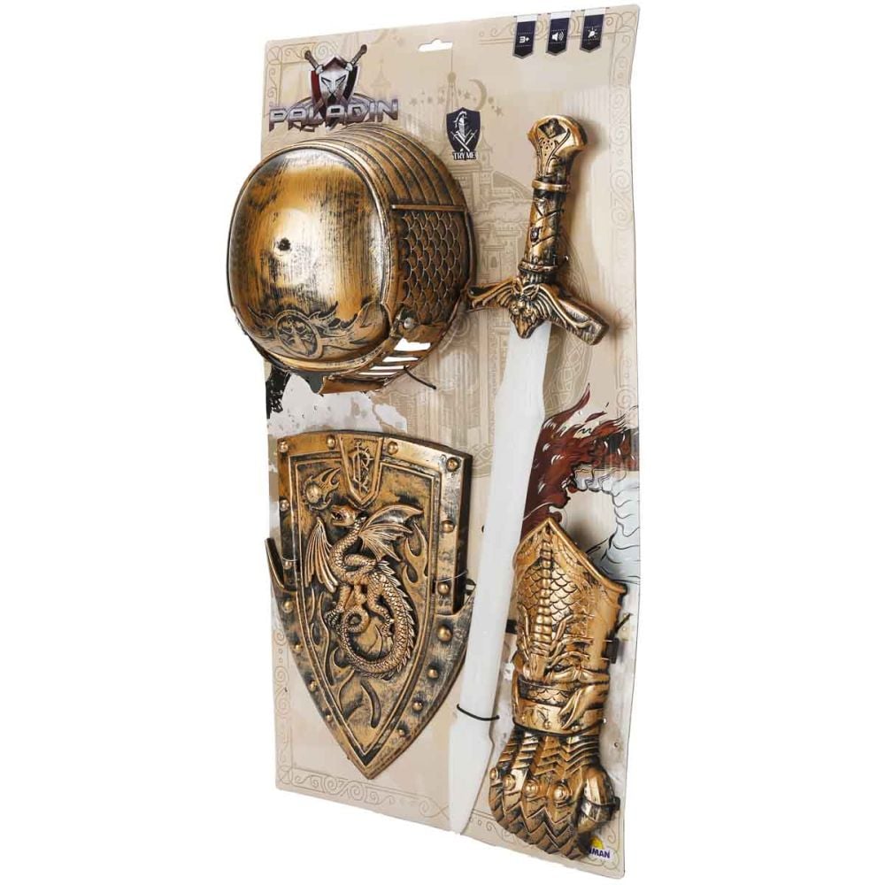 Set pentru cavaleri cu lumini si sunete, Paladin, Scut 