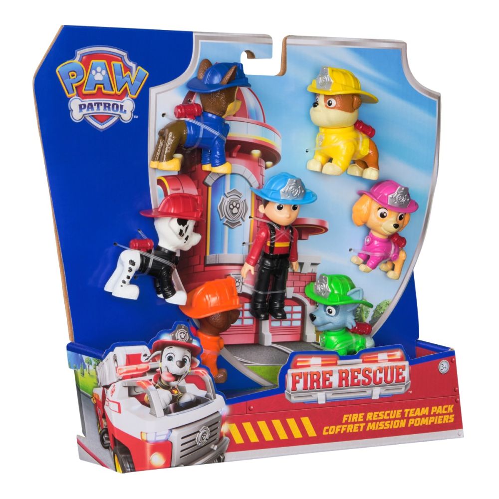 Set de joaca, Paw Patrol, Echipa de pompieri, 6072961