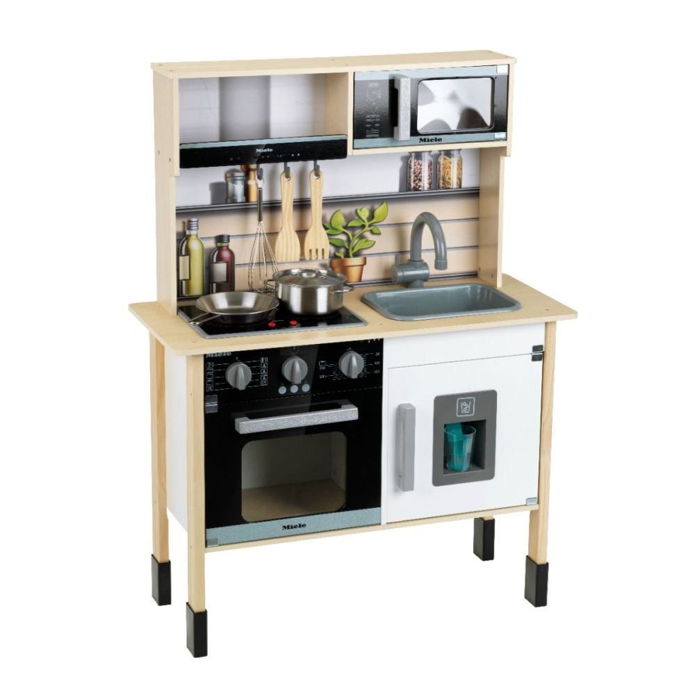 Set bucatarie din lemn cu lumini, sunete si accesorii, Miele, Midi 2
