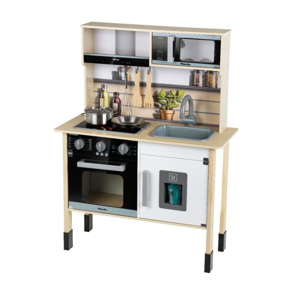 Set bucatarie din lemn cu lumini, sunete si accesorii, Miele, Midi 2
