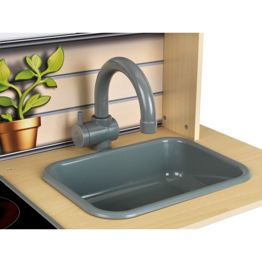 Set bucatarie din lemn cu lumini, sunete si accesorii, Miele, Midi 2