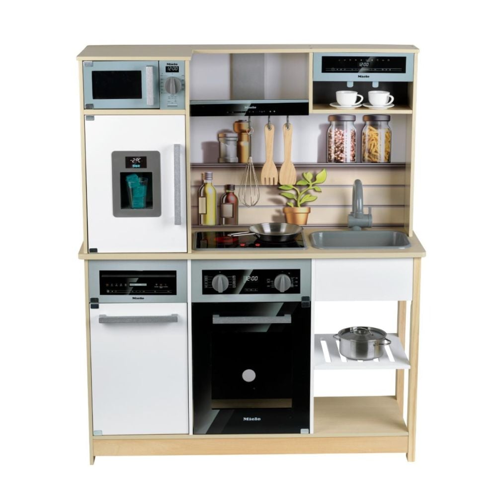 Set bucatarie din lemn cu lumini si sunete, Miele, Family