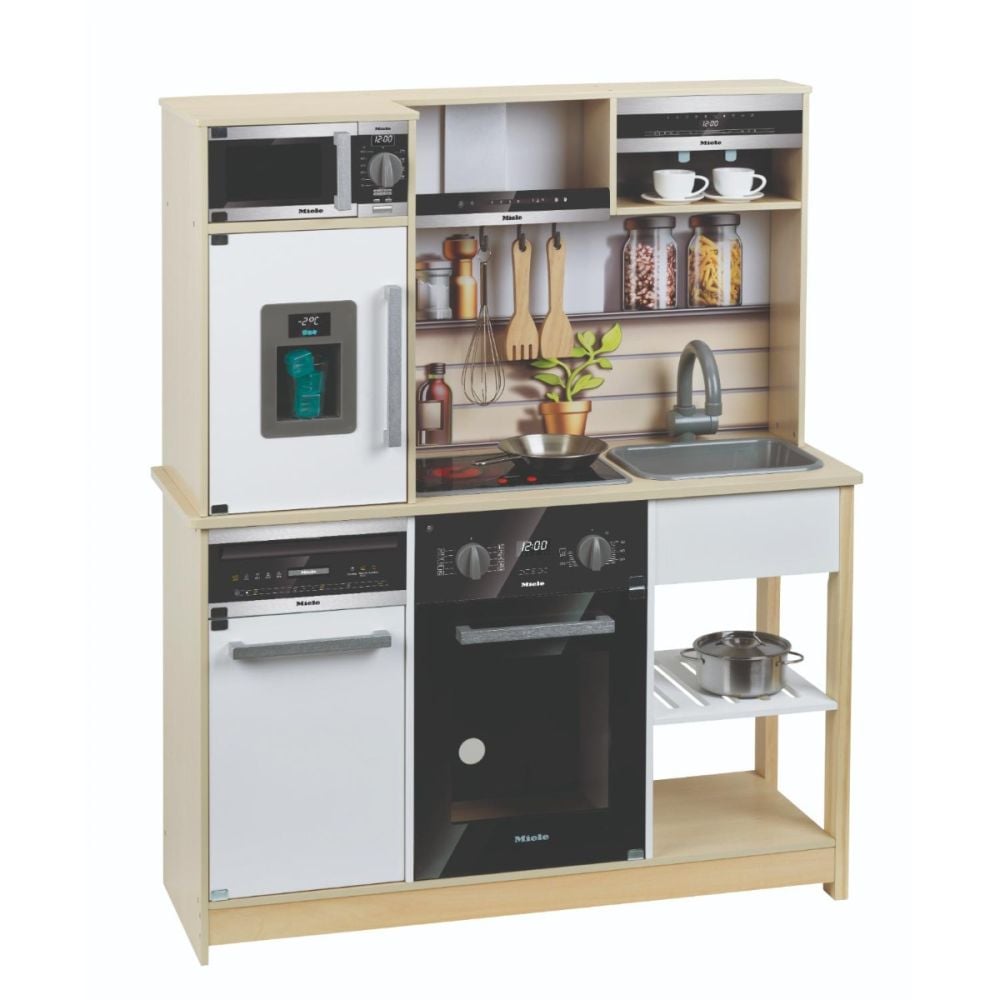 Set bucatarie din lemn cu lumini si sunete, Miele, Family