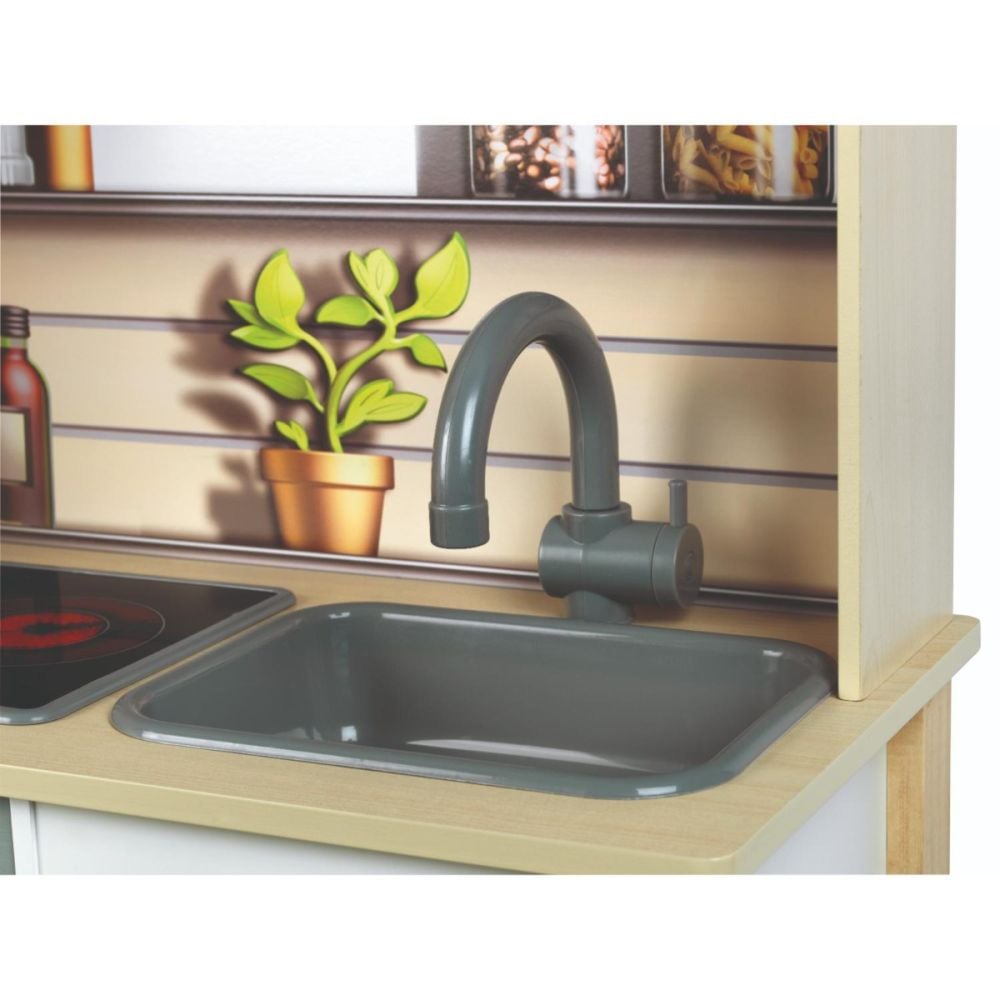 Set bucatarie din lemn cu lumini si sunete, Miele, Family