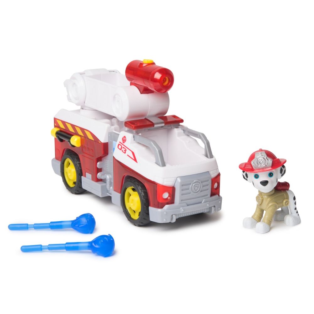 Set de joaca cu 2 vehicule de pompieri, Paw Patrol, Fire Rescue, 6073471