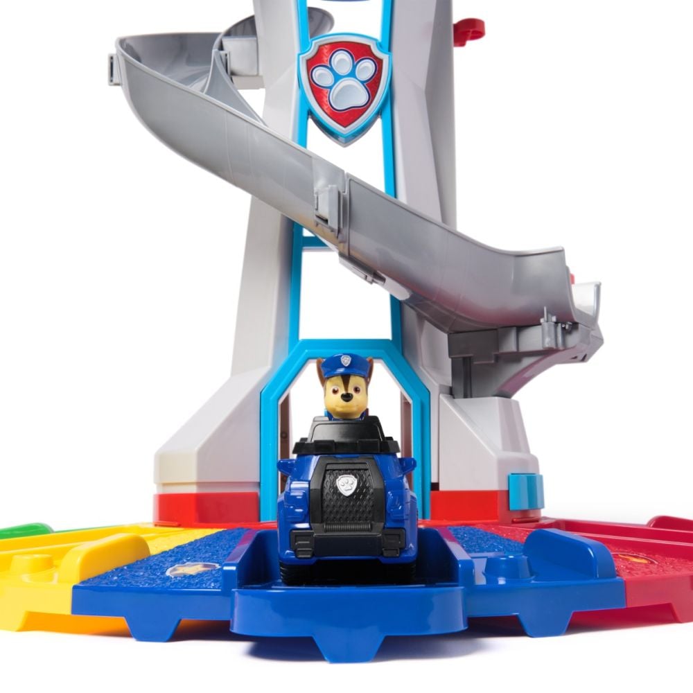 Set de joaca vehicul si turnul de control, Paw Patrol, My Size Lookout Tower, 6073778