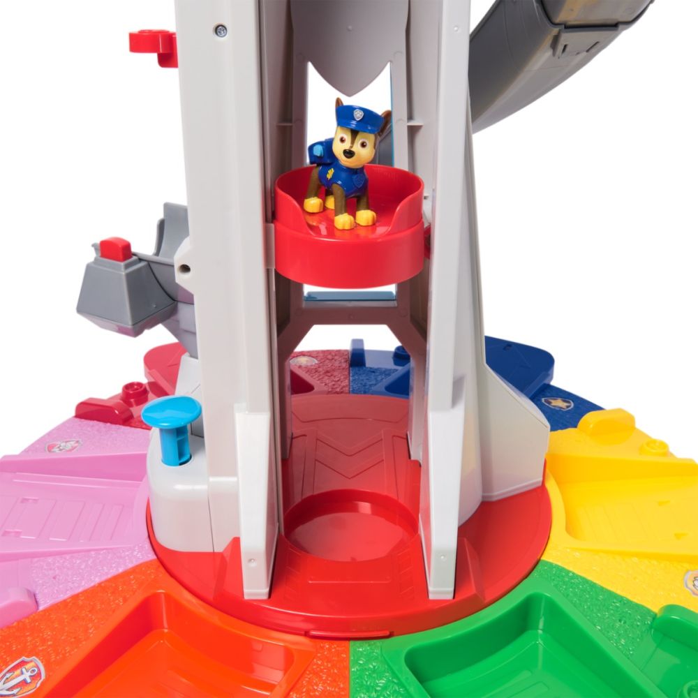 Set de joaca vehicul si turnul de control, Paw Patrol, My Size Lookout Tower, 6073778