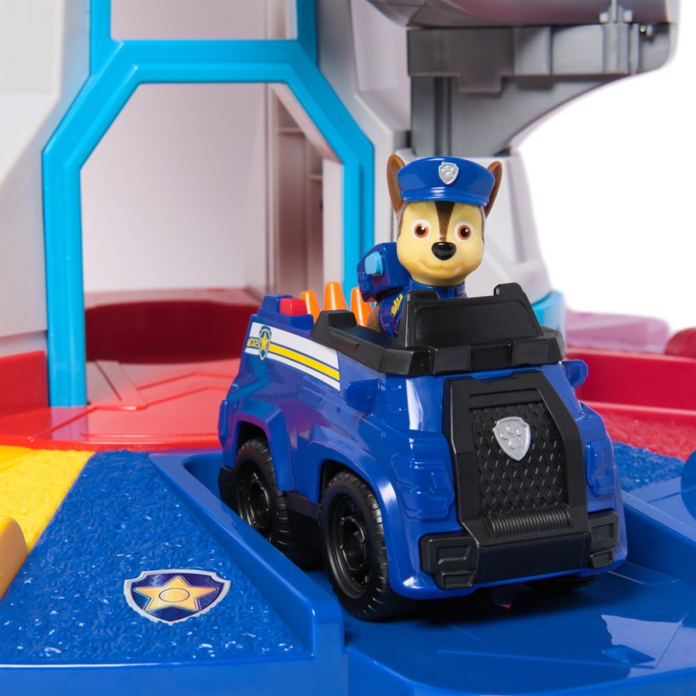 Set de joaca vehicul si turnul de control, Paw Patrol, My Size Lookout Tower, 6073778