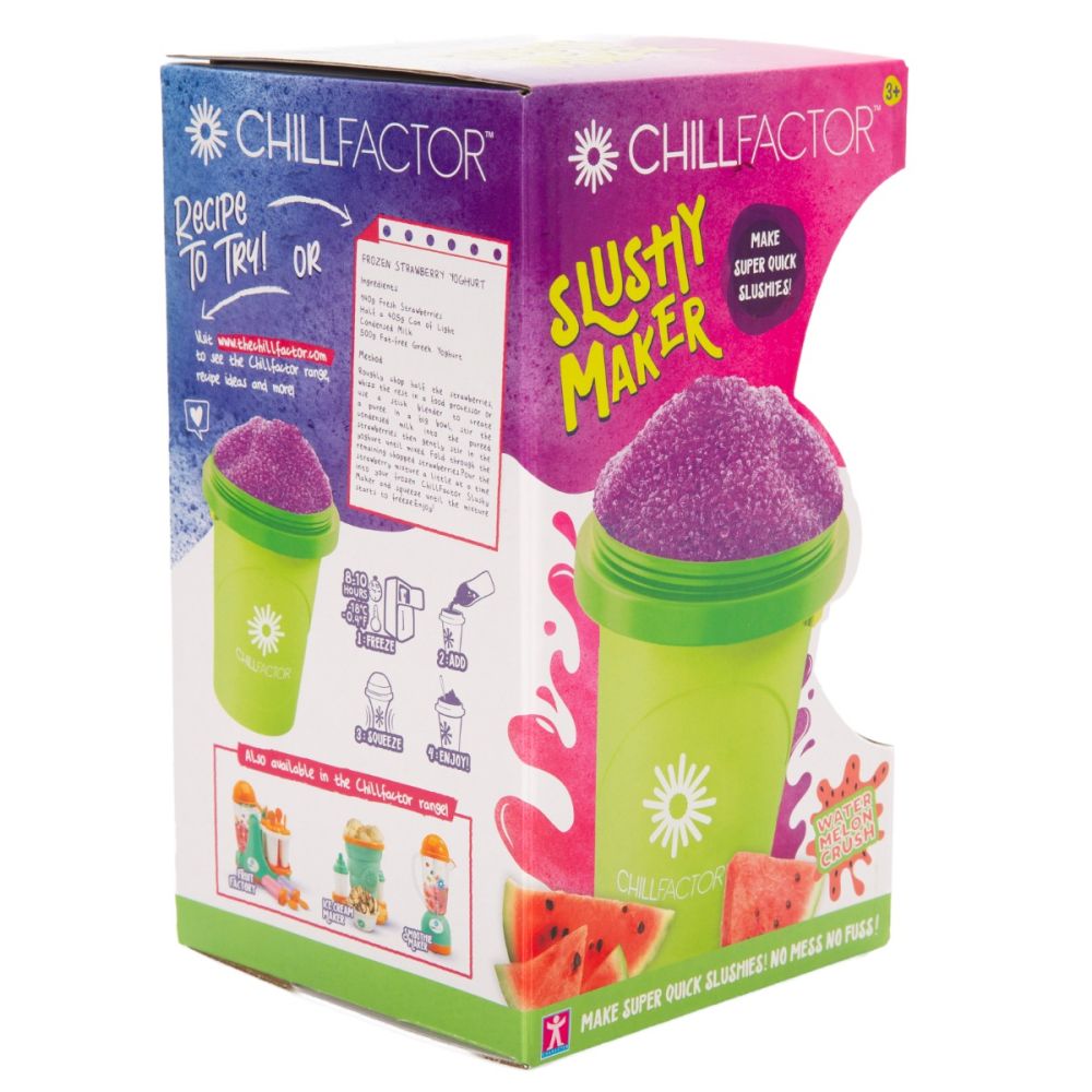 Pahar cu pai pentru slushy, Chill Factor, Fruitastic