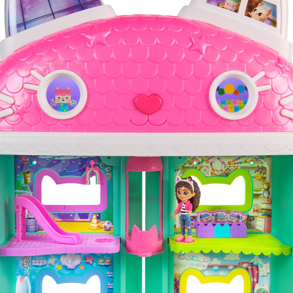 Set de joaca, Gabbys Dollhouse, Casuta interactiva Meow-mazing, 6074339