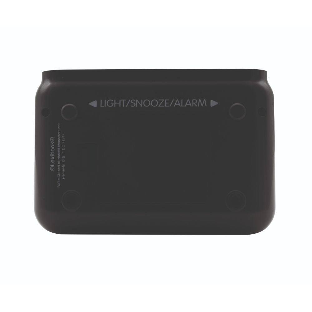 Ceas digital cu alarma si lumina de noapte, Lexibook, Batman