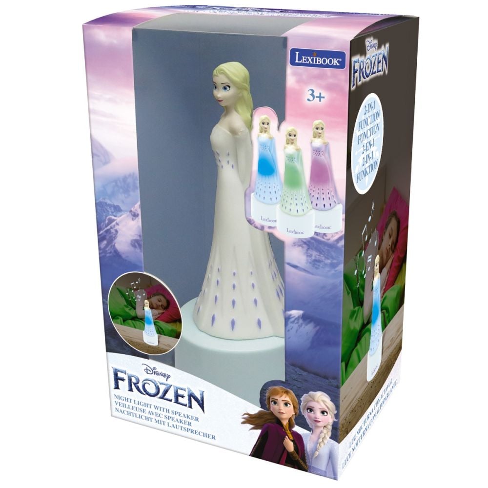 Lampa de veghe cu difuzor, Lexibook, Disney Frozen