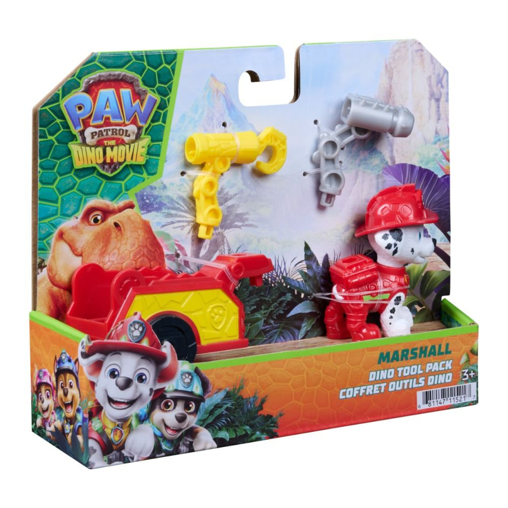 Figurina cu accesorii, Paw Patrol the Dino Movie, Marshall, 20157002