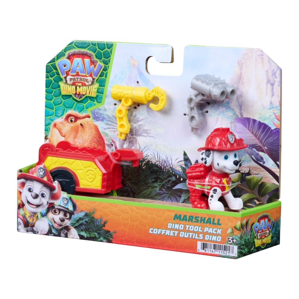 Figurina cu accesorii, Paw Patrol the Dino Movie, Marshall, 20157002