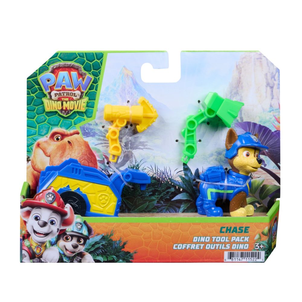 Figurina cu accesorii, Paw Patrol the Dino Movie, Chase, 20157003