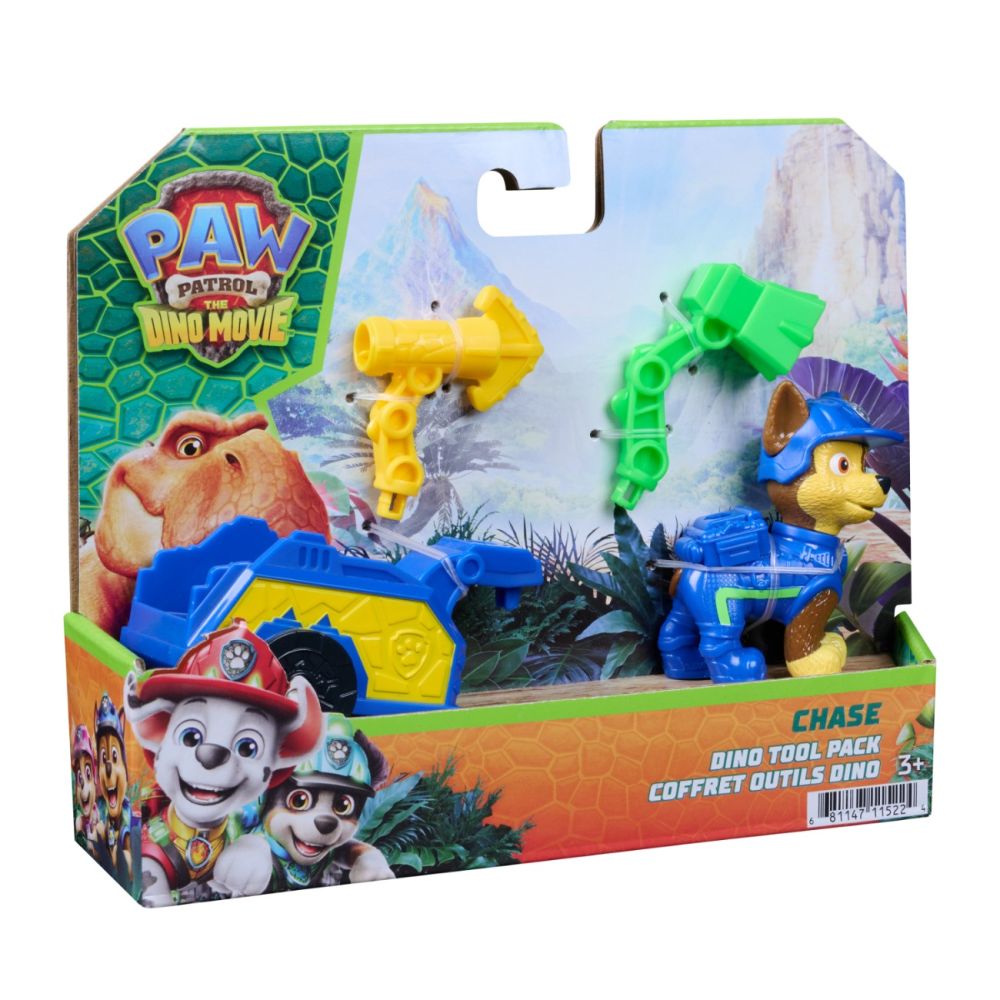 Figurina cu accesorii, Paw Patrol the Dino Movie, Chase, 20157003