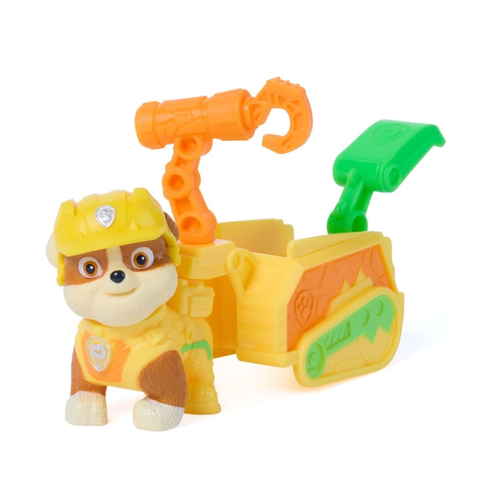 Figurina cu accesorii, Paw Patrol the Dino Movie, Rubble, 20157004