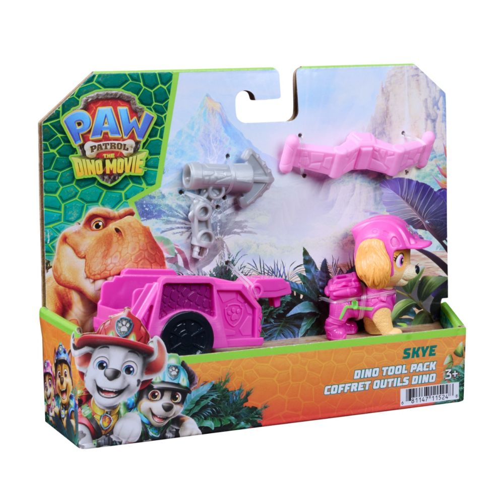 Figurina cu accesorii, Paw Patrol the Dino Movie, Skye, 20157005