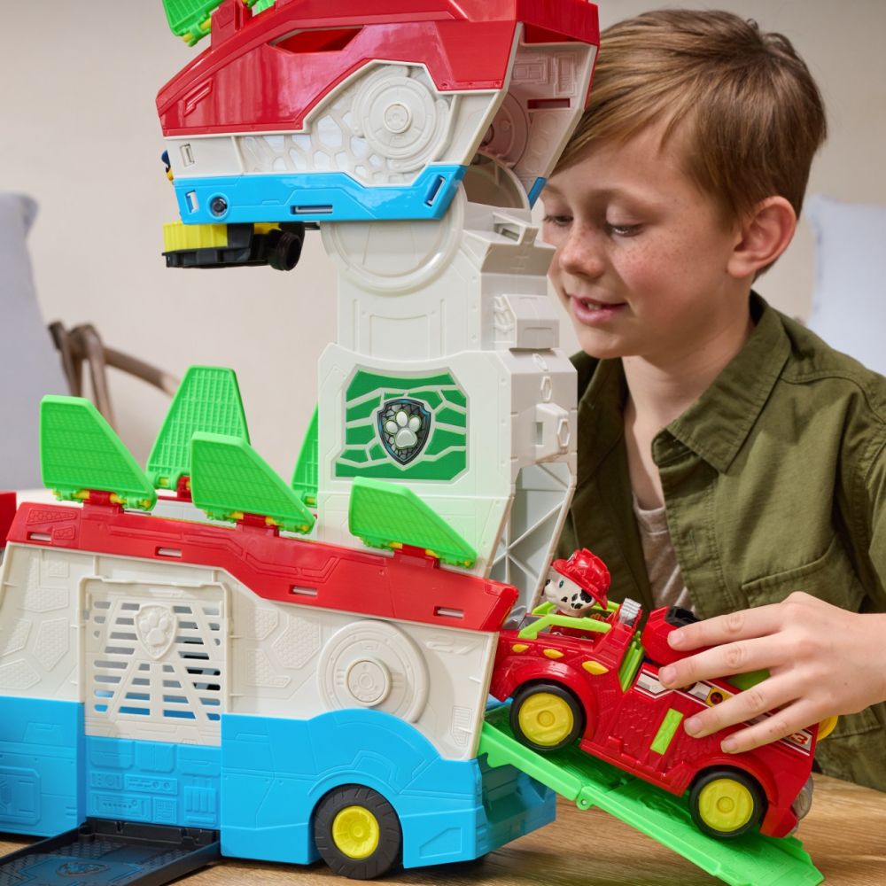 Set de joaca, Paw Patrol, Dino Mobile Headquarters, 6076044