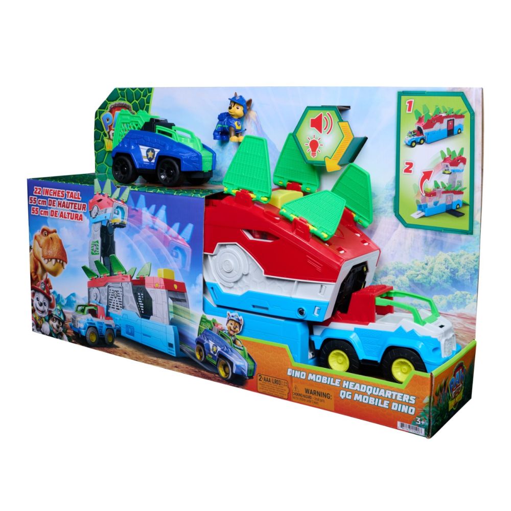 Set de joaca, Paw Patrol, Dino Mobile Headquarters, 6076044