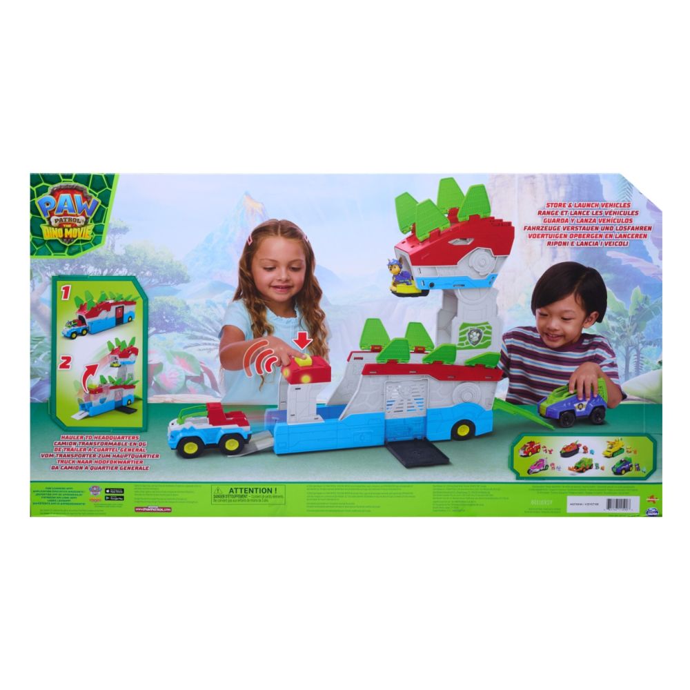 Set de joaca, Paw Patrol, Dino Mobile Headquarters, 6076044