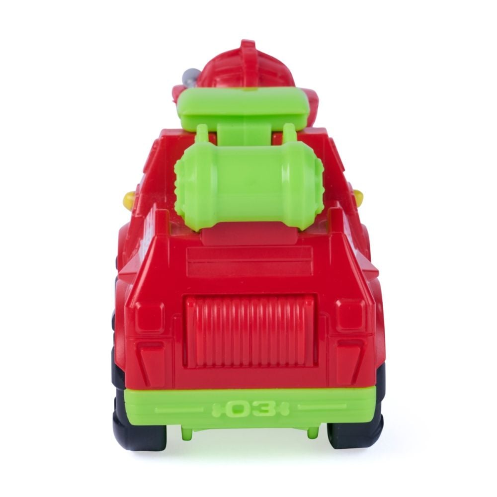 Mini vehicul cu figurina, Paw Patrol the Dino Movie, Pup Squad Racers, Marshall, 20157135