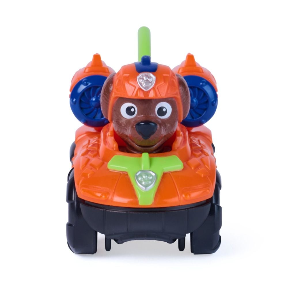 Mini vehicul cu figurina, Paw Patrol the Dino Movie, Pup Squad Racers, Zuma, 20157136