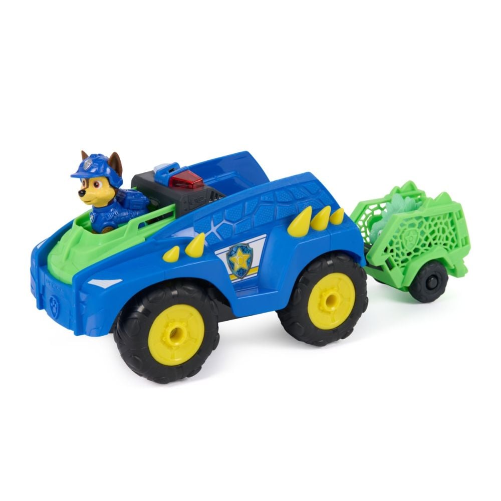 Masina cu telecomanda si figurine, Paw Patrol, Dino Tow and Dash Rc, 6076166