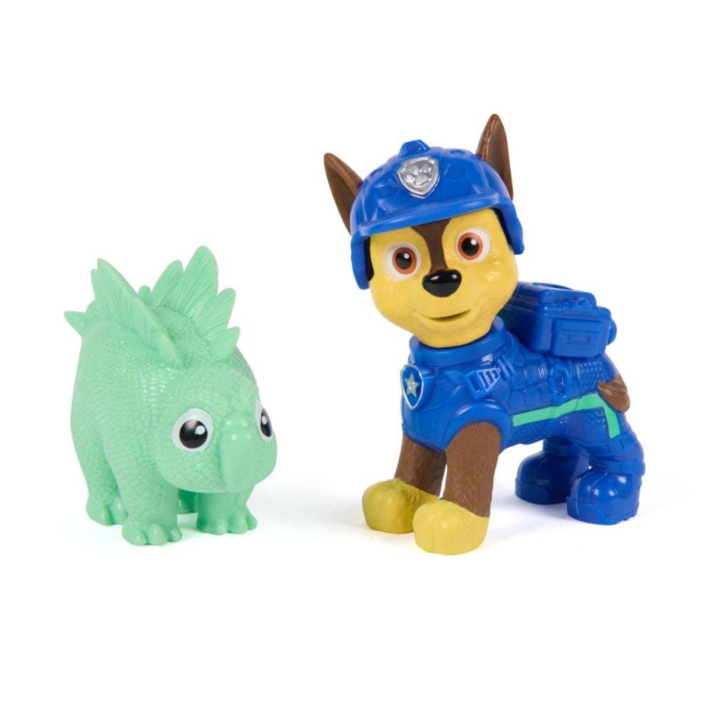 Masina cu telecomanda si figurine, Paw Patrol, Dino Tow and Dash Rc, 6076166