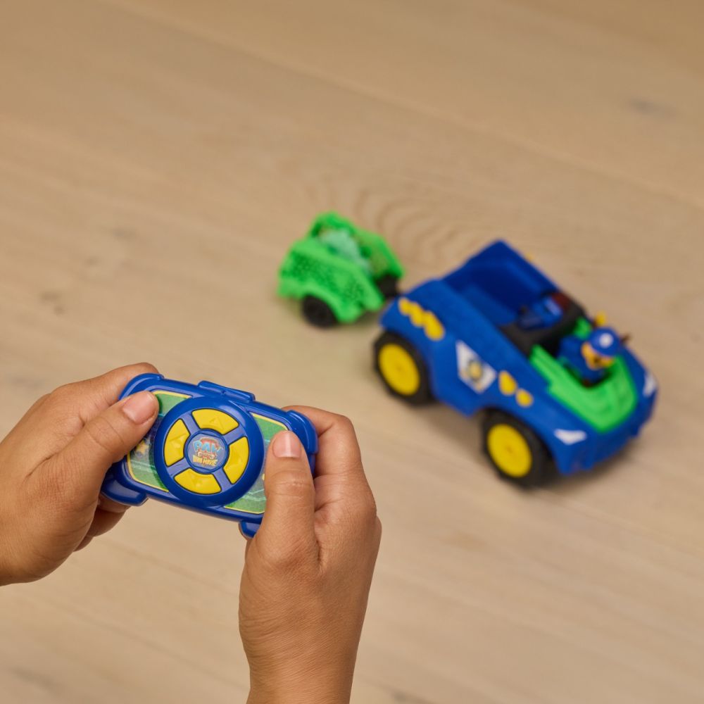 Masina cu telecomanda si figurine, Paw Patrol, Dino Tow and Dash Rc, 6076166