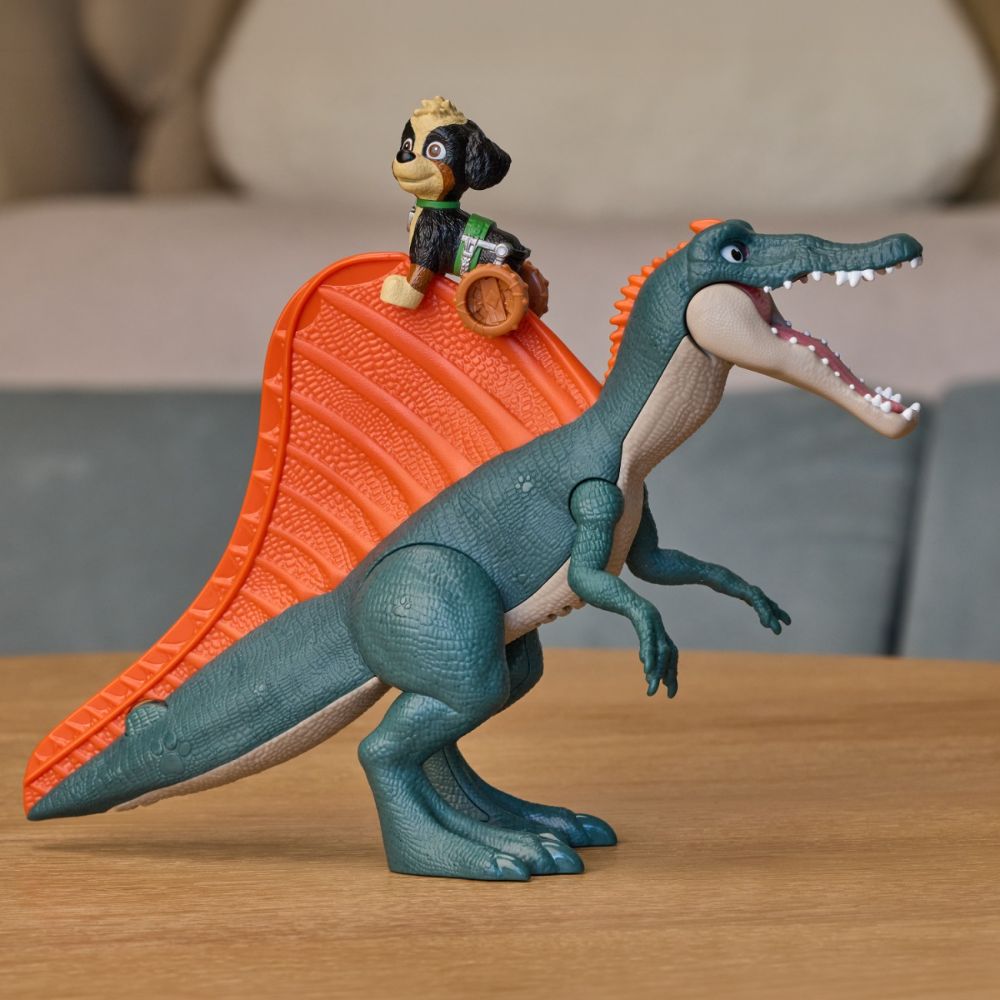 Set de joaca dinozaur si figurina, Paw Patrol, Rise and Roll Dino, 6076188