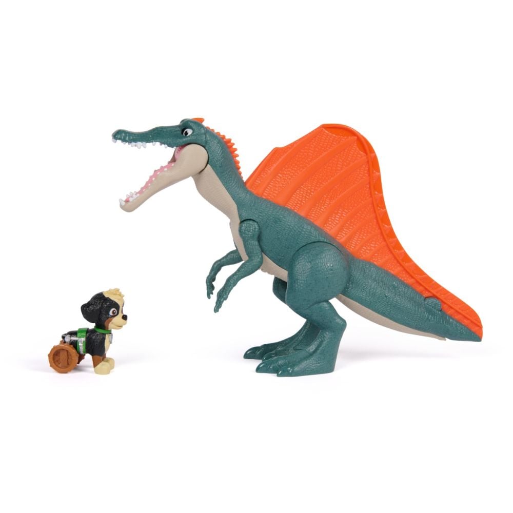 Set de joaca dinozaur si figurina, Paw Patrol, Rise and Roll Dino, 6076188