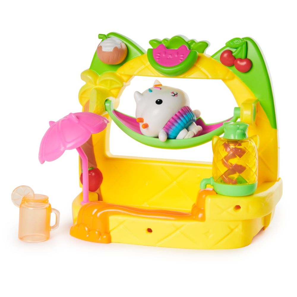 Set de joaca cu figurina, Gabbys Dollhouse, Cakeys Fruit Smoothie Party Balcony, 20146520