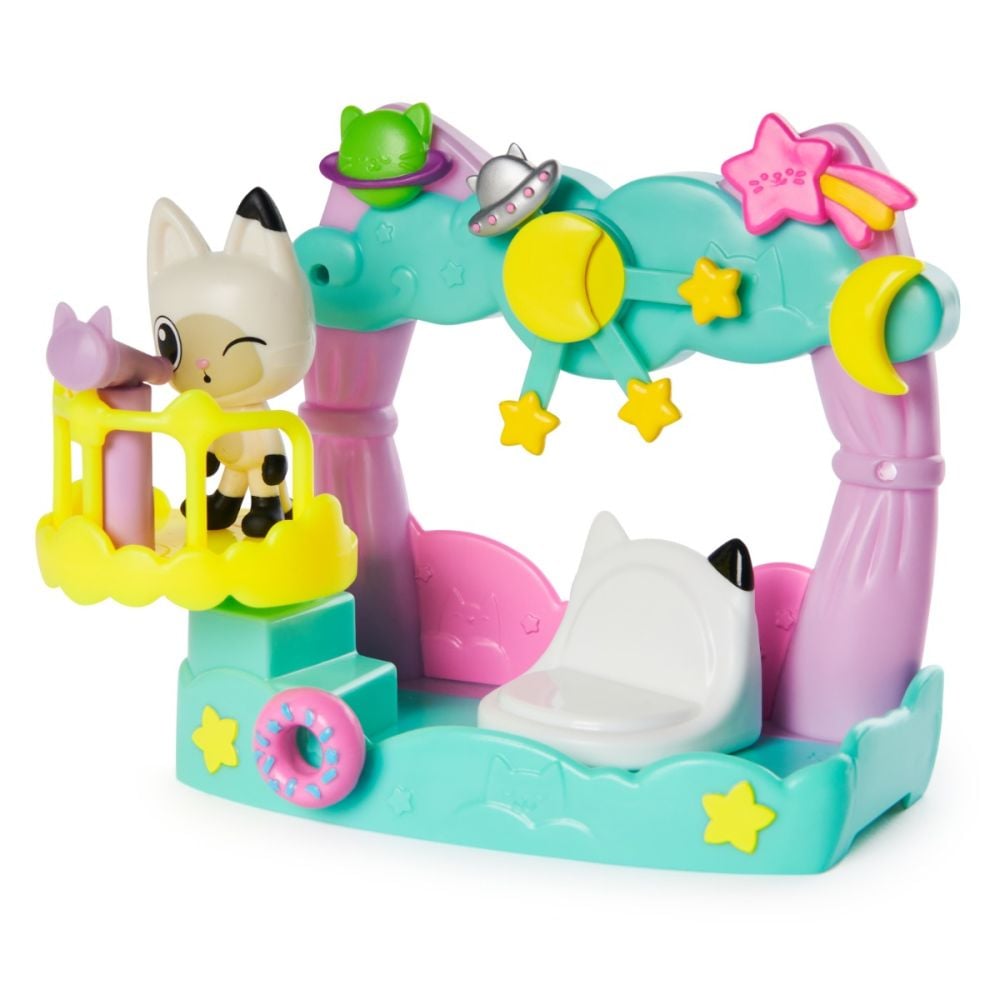 Set de joaca cu figurina, Gabbys Dollhouse, Pandy Paws Dreamy, Lookout Balcony, 20146519