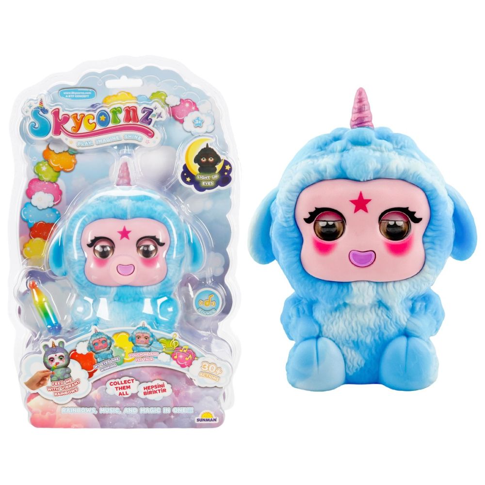Figurina cu sunet si lumina, Skycornz Deluxe, Nova