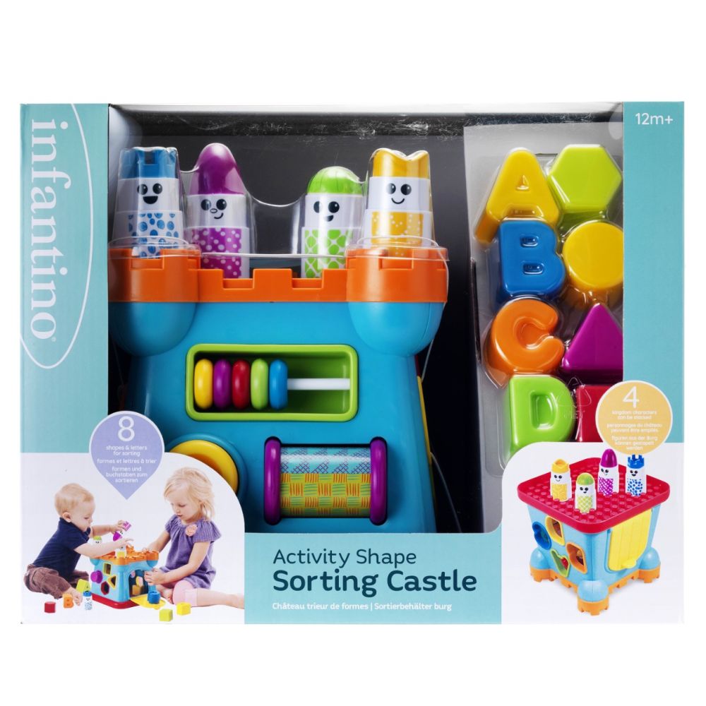Jucarie cu forme de sortare, Infantino, Castel