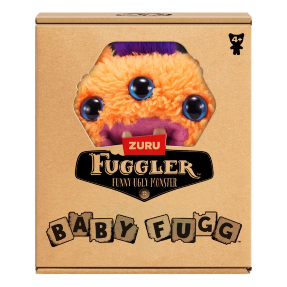 Jucarie de plus, Fuggler, Baby Fuggs, Reek-O, Orange, S4, 9 cm