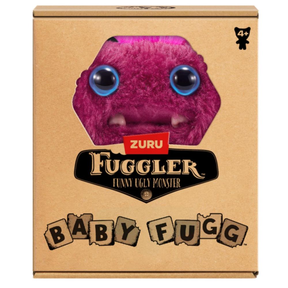 Jucarie de plus, Fuggler, Baby Fuggs, Sir Belch, Red, S4, 9 cm