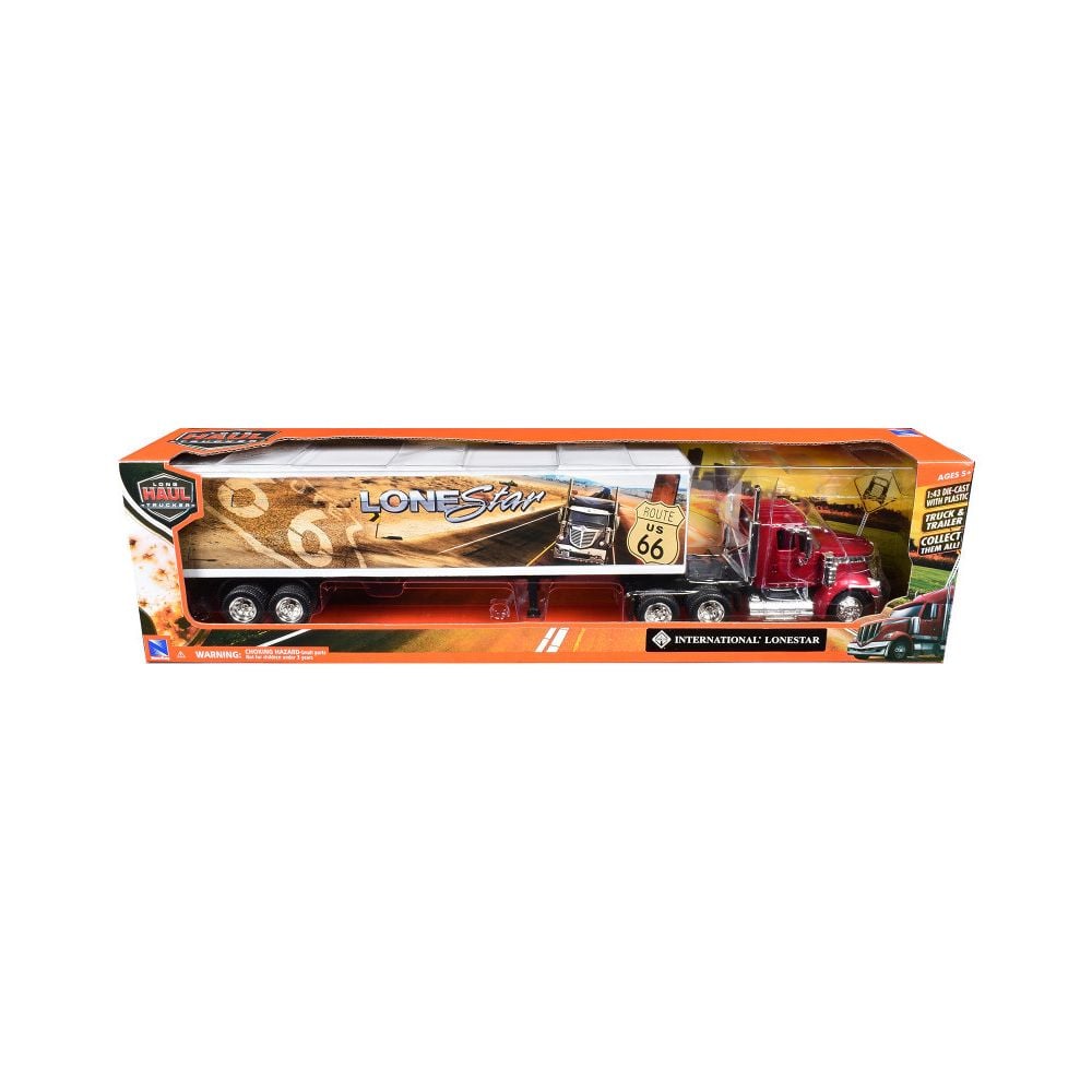 Camion din metal, New Ray, Lonestar Dry Van Route 66