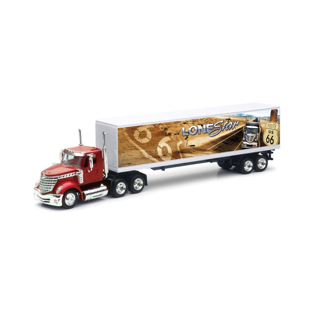 Camion din metal, New Ray, Lonestar Dry Van Route 66