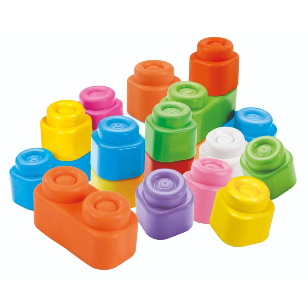 Set 20 de cuburi moi, Clementoni, Soft Clemmy