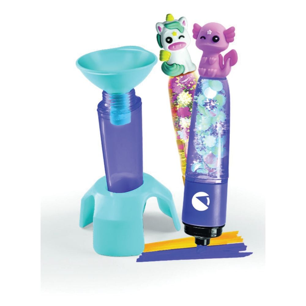 Set de creatie Clementoni Idea, Marker cu decoratiuni, Trendy Animal