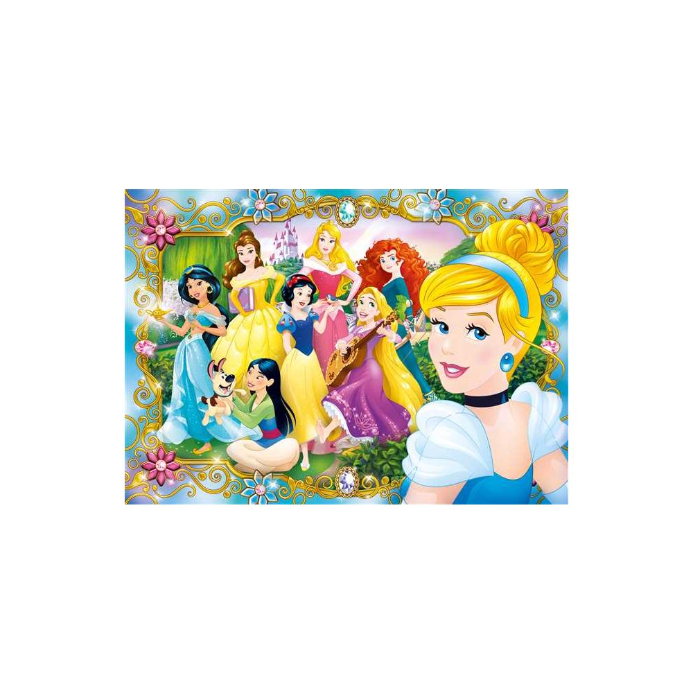 Puzzle Clementoni Disney Princess Jewels, 104 piese
