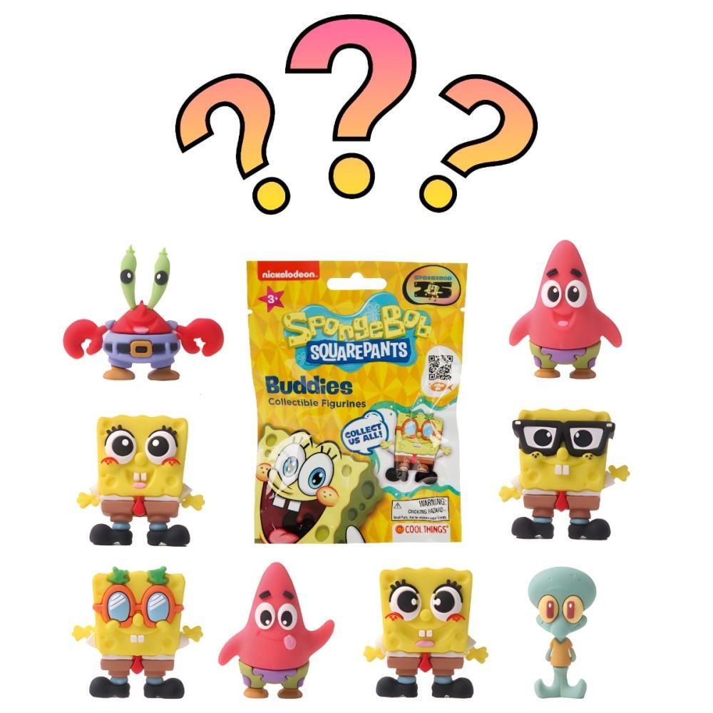 Figurina surpriza 3D, Cool Things, SpongeBob SquarePants Buddies