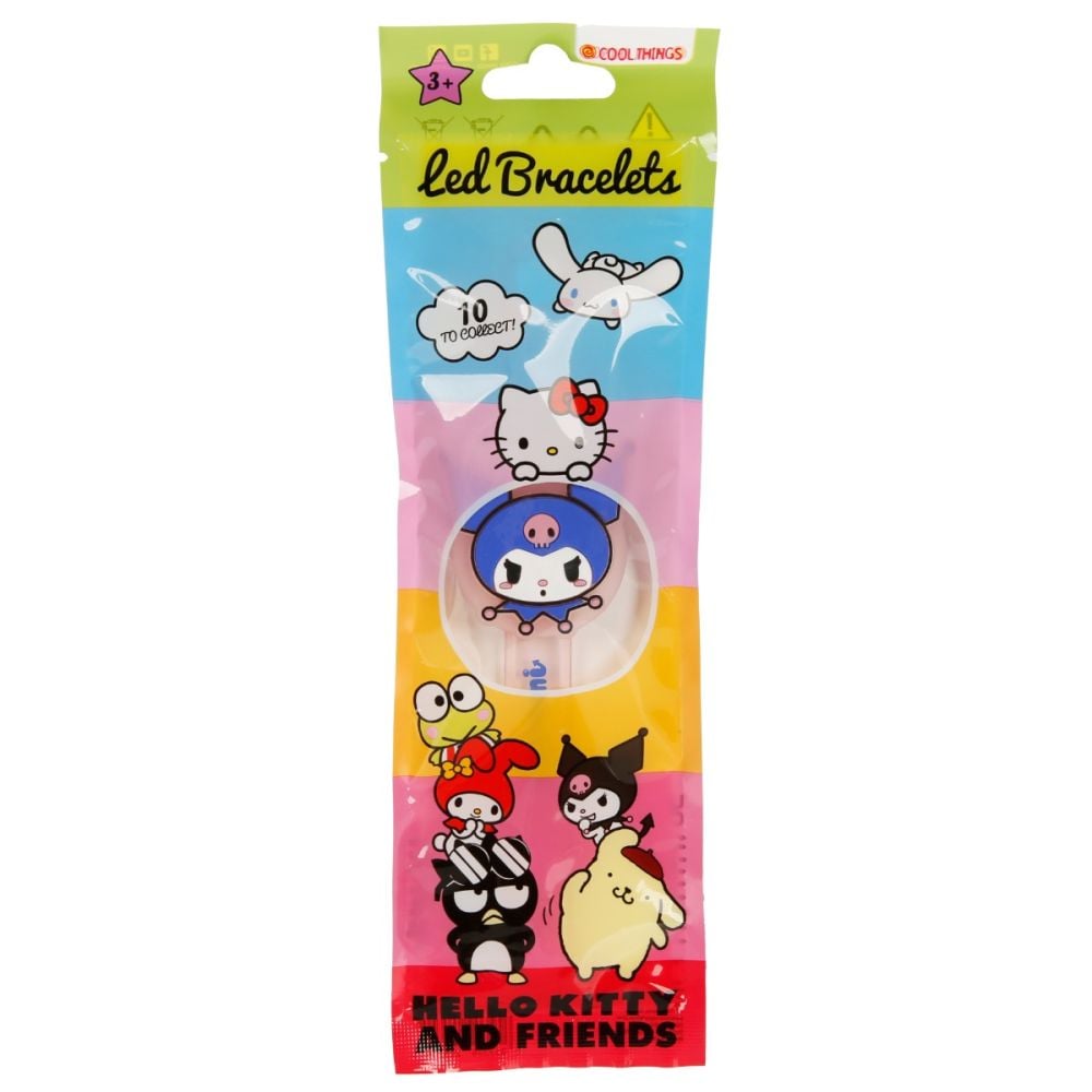 Bratara din silicon cu lumini LED, Hello Kitty and Friends