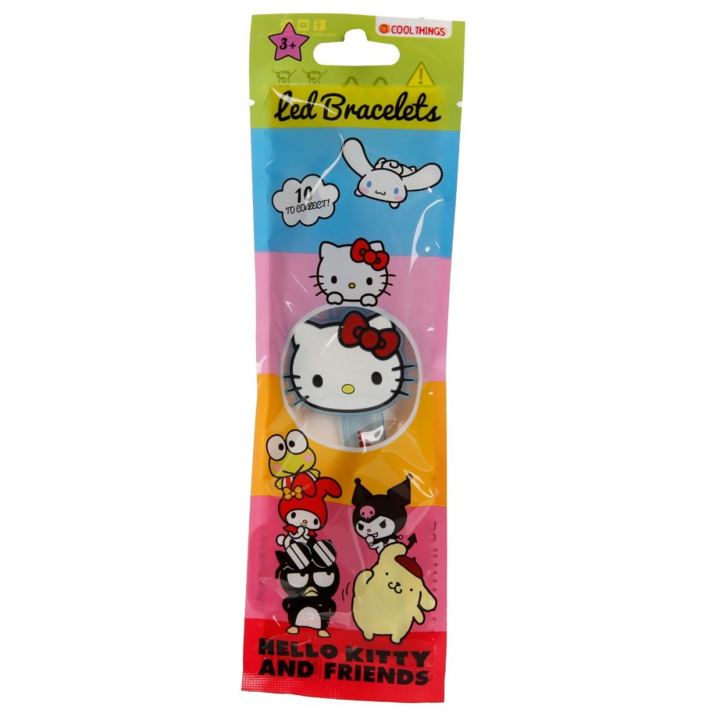 Bratara din silicon cu lumini LED, Hello Kitty and Friends
